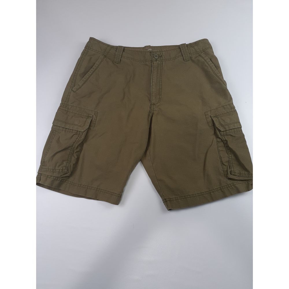 EDDIE BOWER RIP STOP LIGHT FADE CARGO SHORTS SZ 32